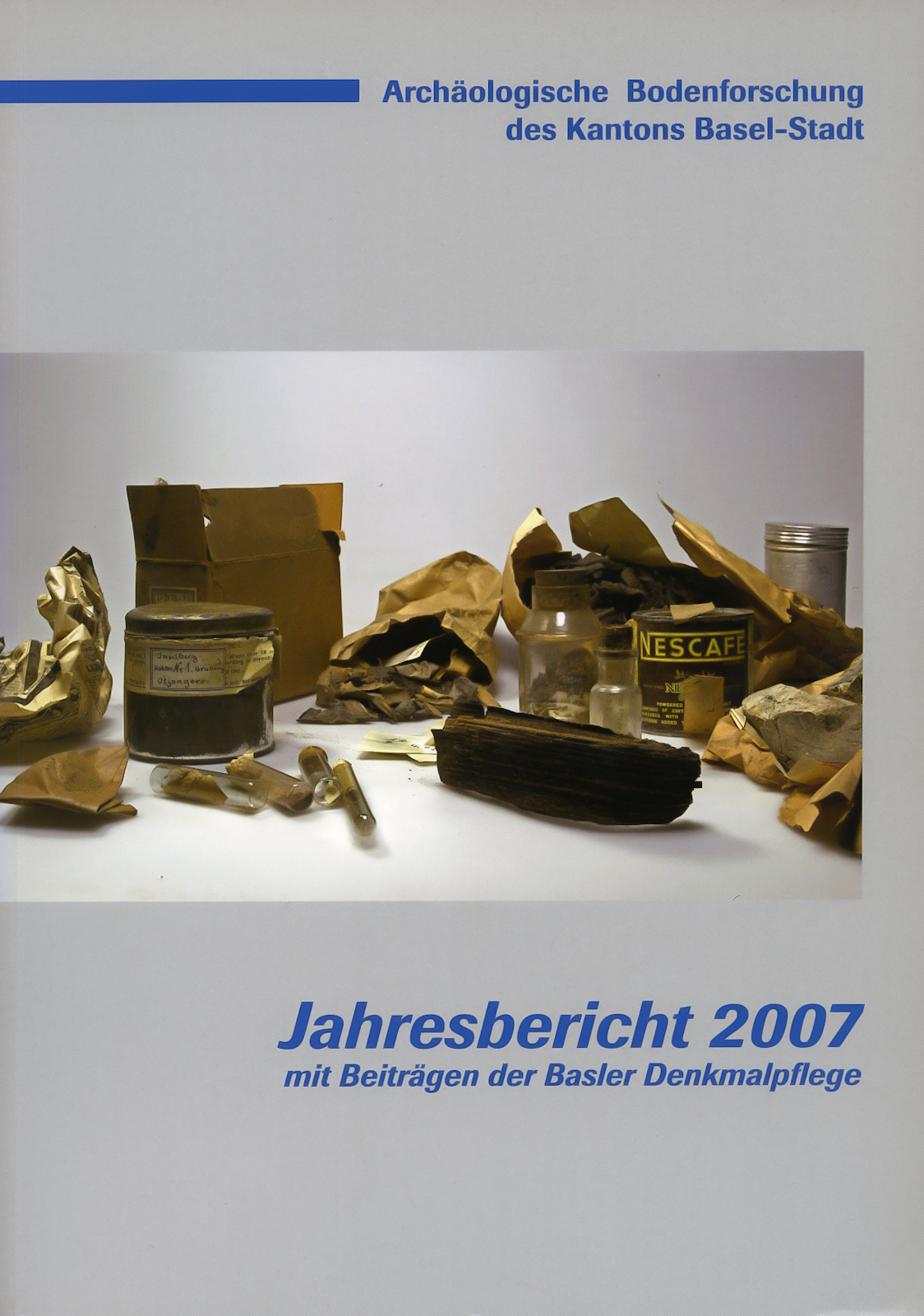 Vorderseite des Jahresberichtes 2007